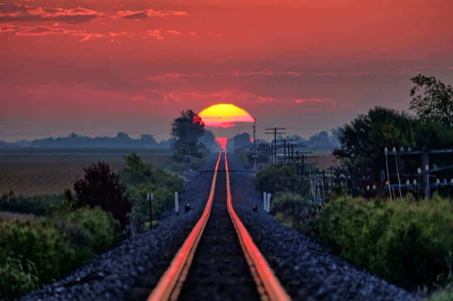 EndloseMöglichkeiten entlang der offenen Bahnstrecke