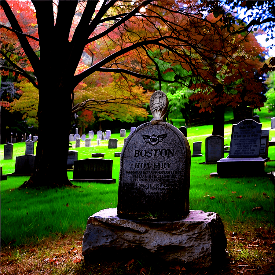 Boston Historic Cemetery PNG qmc10