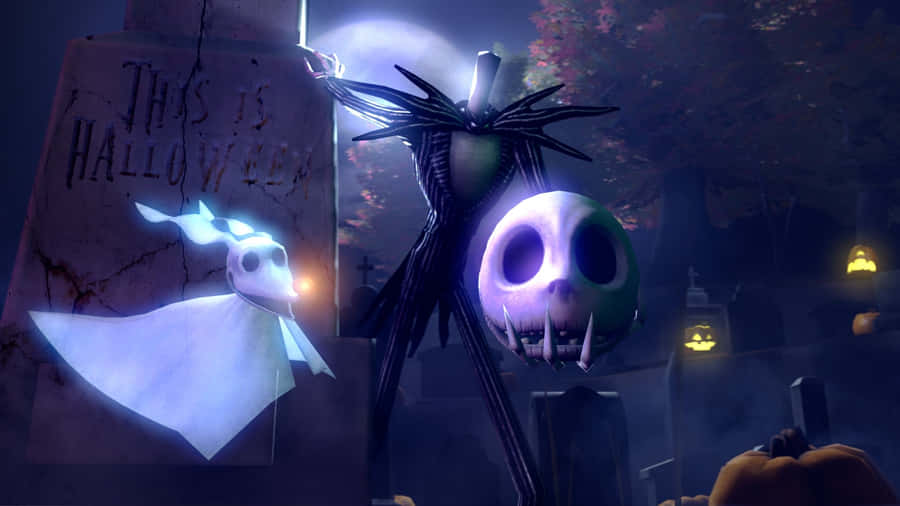 Blivklar til at skrige mod himlen med Jack Skellington!