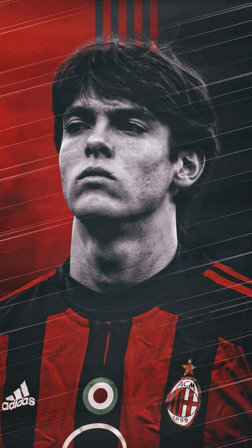Kaka A C Milan Konstnärlig Porträtt
