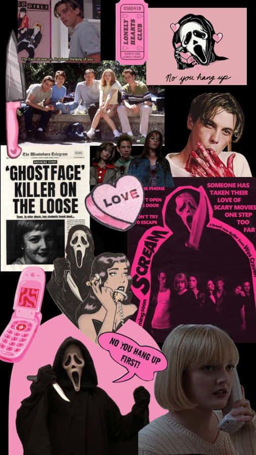 Collage Estetico del Film Scream