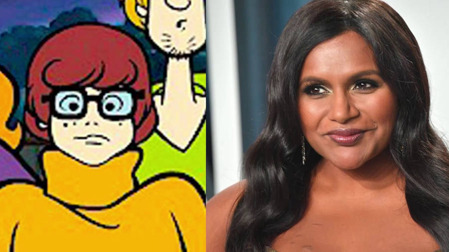 VelmaDinkley Mindy Kaling (could be a potential wallpaper featuring both of these individuals) - Velma Dinkley Mindy Kaling (kan vara en potentiell bakgrundsbild som visar båda dessa personer).