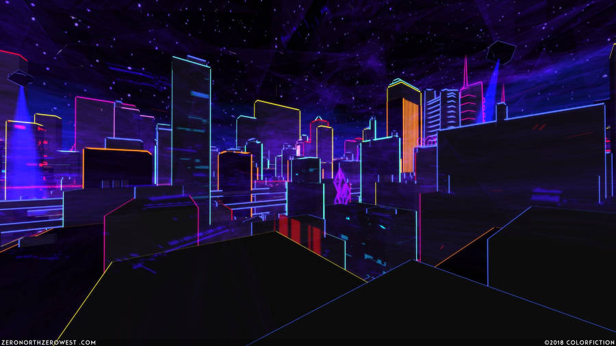 Download Neon City Wallpaper