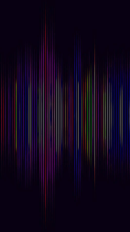 Neon colored line pattern wallpaper