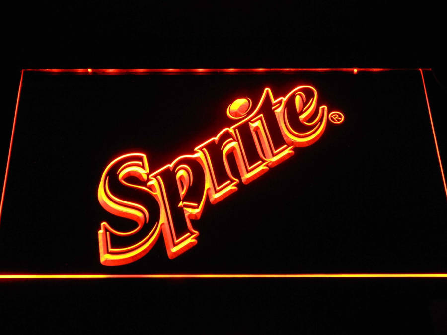 Download Neon Orange Led Sprite Light Wallpaper | Wallpapers.com