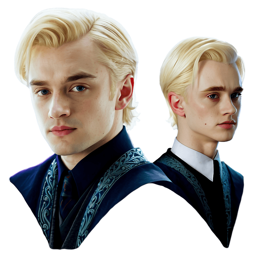 Draco Malfoy's Silver Blonde Hair PNG ksi