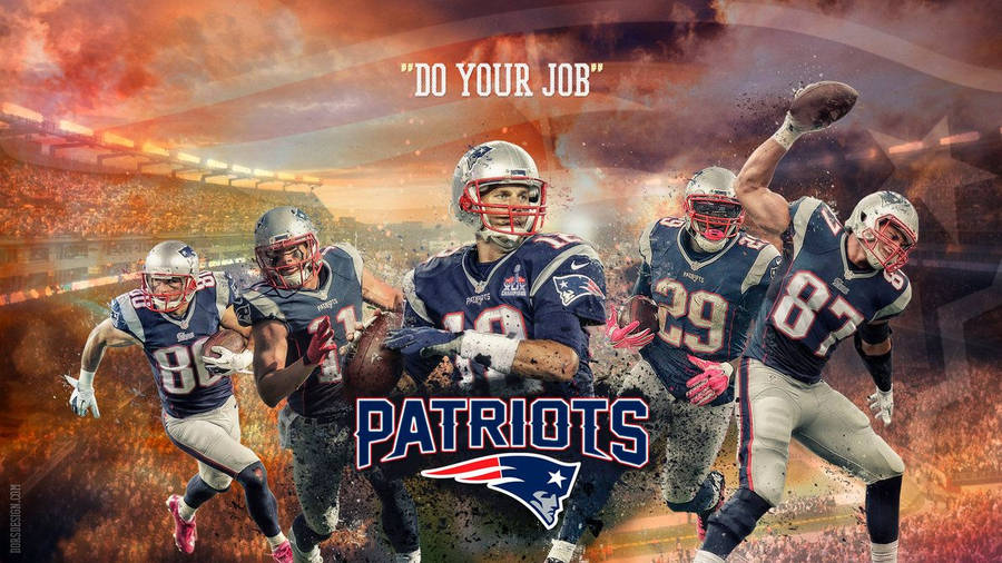 Download New England Patriots Team Wallpaper
