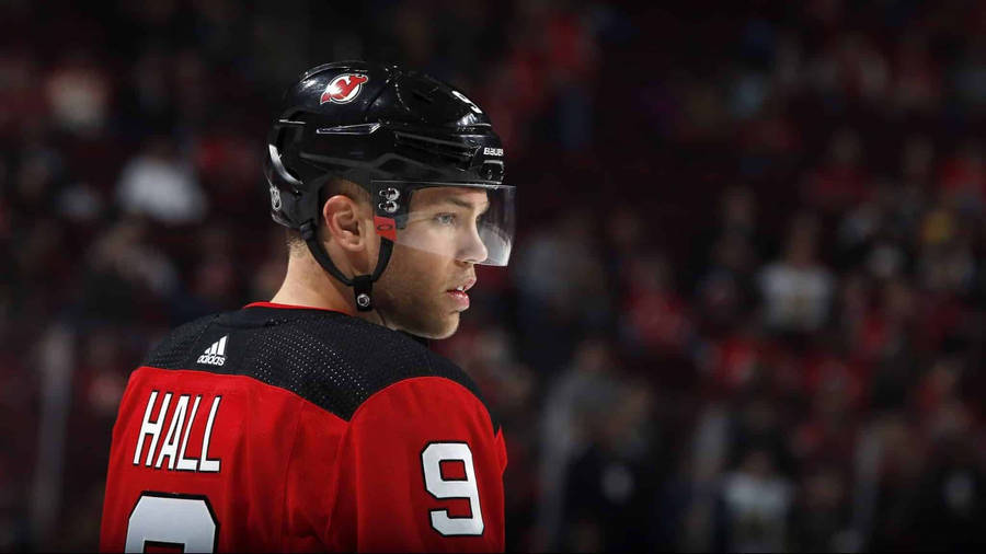 Download New Jersey Devils Taylor Hall Wallpaper | Wallpapers.com