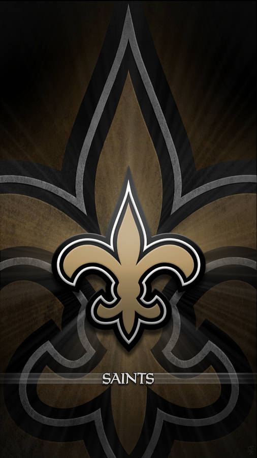 Download New Orleans Saints Badge Wallpaper | Wallpapers.com