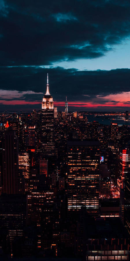 Download New York Aesthetic Skyline Wallpaper | Wallpapers.com
