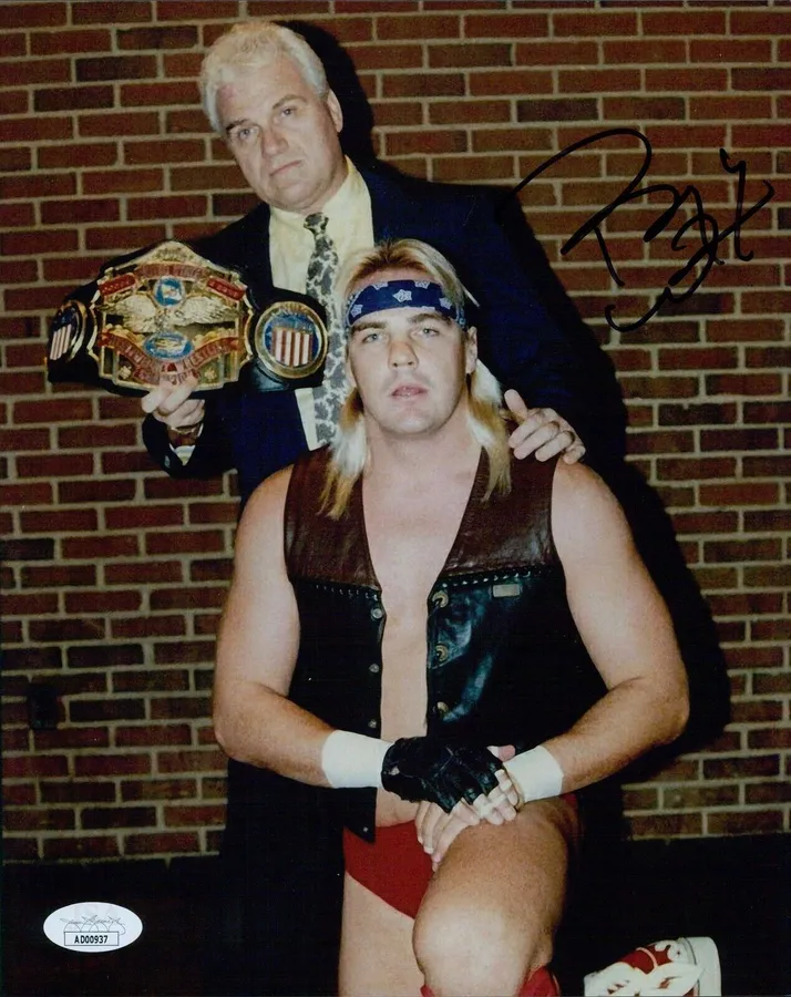 Legendary Pro-Wrestler Barry Windham with Manager J.J. Dillon