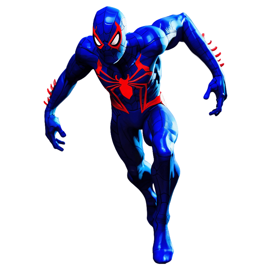 Spider-Man 2099 Blue Skyline Miguel O'Hara PNG 87