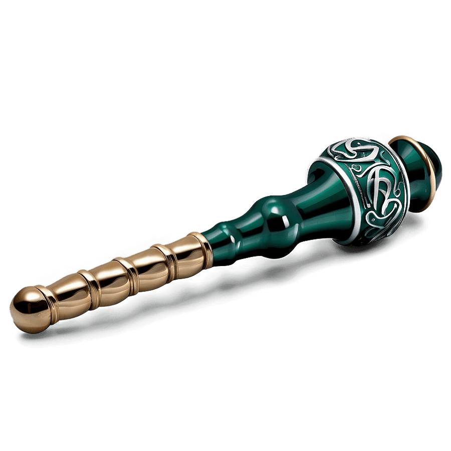Slytherin Magic Wand PNG 22