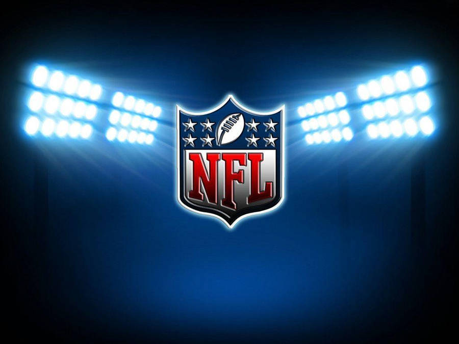 NFL Logo On Spotlights wallpaper