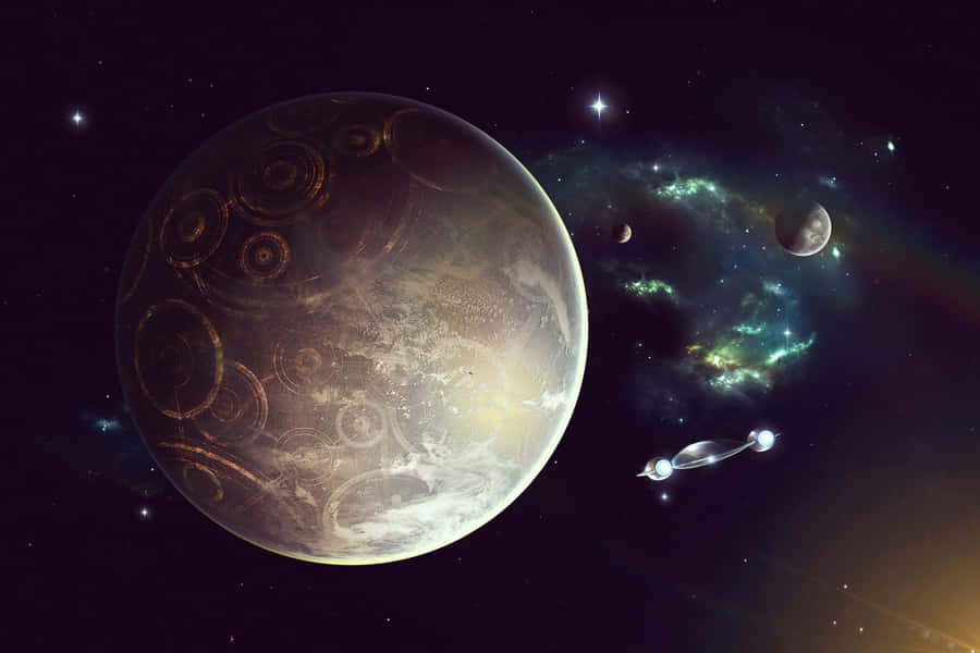 Coruscant3840 x 2560 tapet.