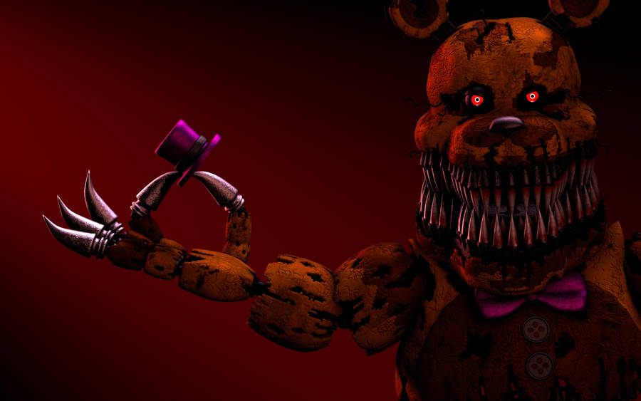 Download Nightmare Freddy Five Nights Wallpaper | Wallpapers.com