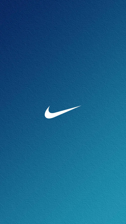 Nike Gradient Blå Basic Abstract Wallpaper: