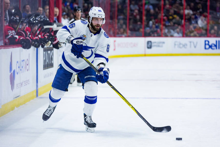 Download Nikita Kucherov Right Winger Wallpaper | Wallpapers.com