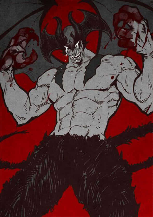 Devilman Crybaby Amon Kunstwerk