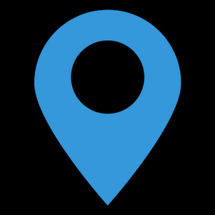Blue Map Pin Icon