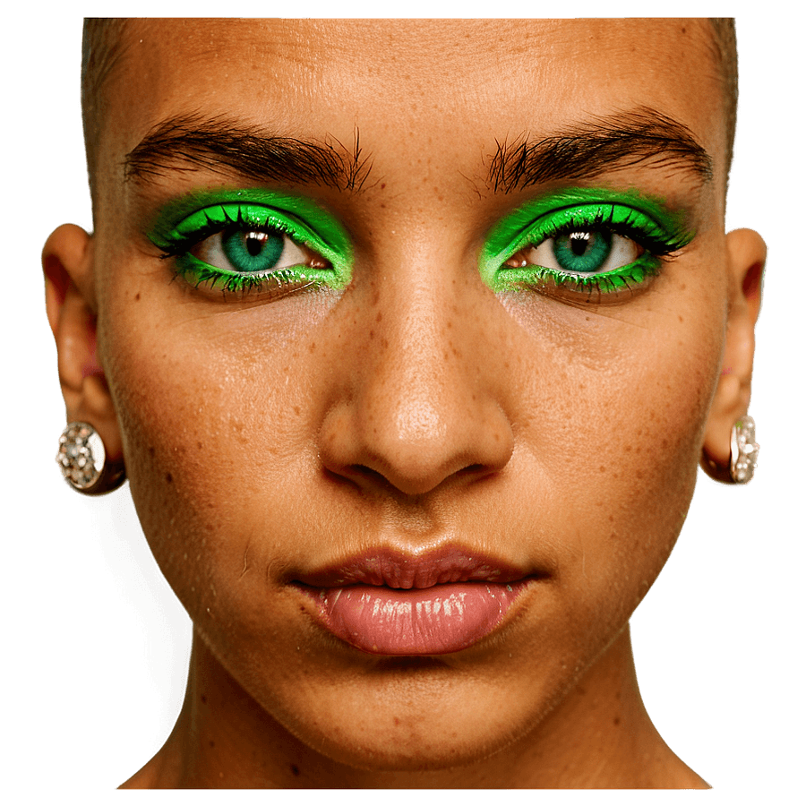 Piercing Green Eyes Expression PNG ppp31