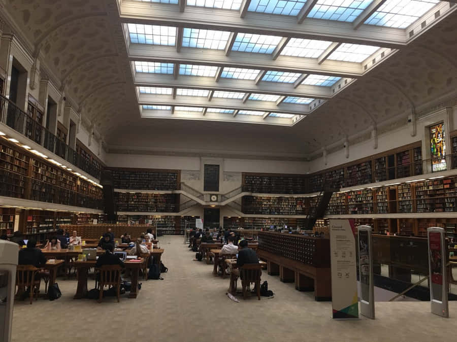 Sala de Leitura da Biblioteca Estadual