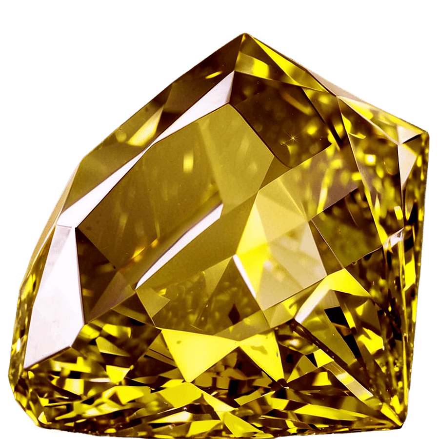 Yellow Diamond in Golden Light PNG niv