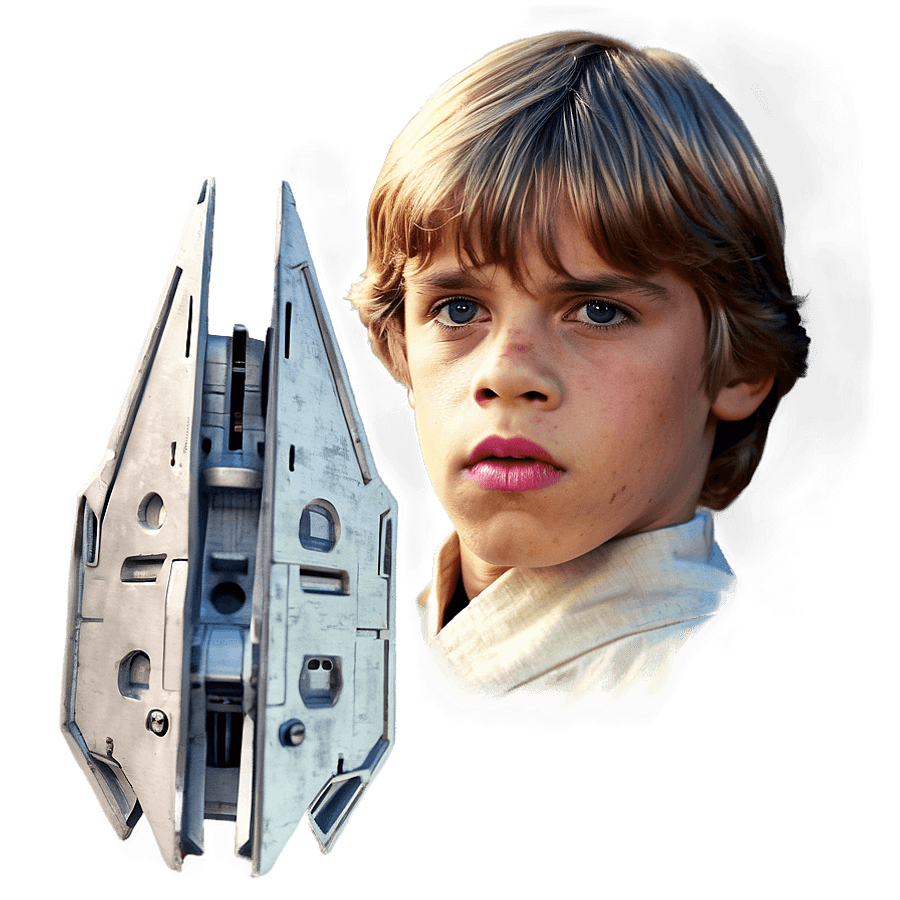 Young Luke Skywalker PNG tti48
