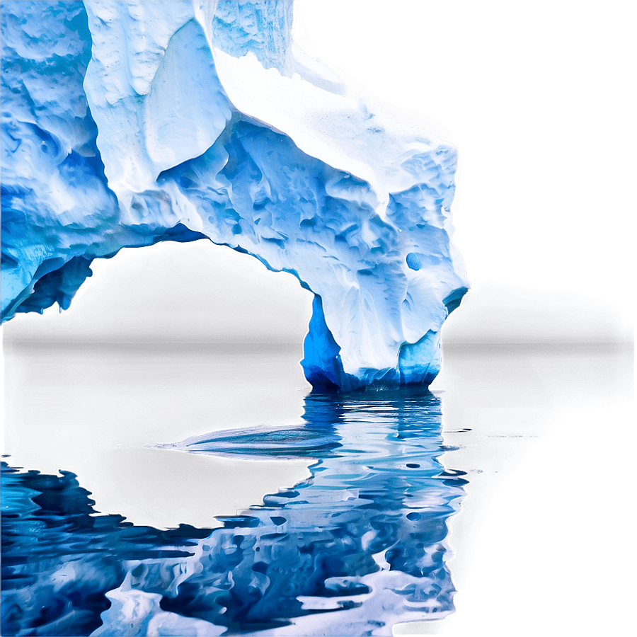 Iceberg Reflection Water PNG jos