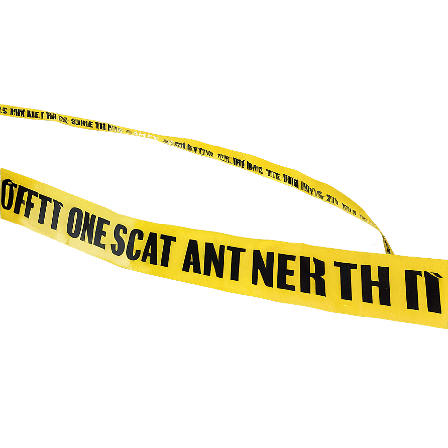 Safety Zone Police Tape PNG 05252024