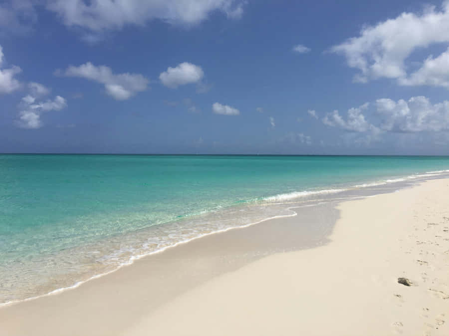 Ruhige Beige Strandlandschaft