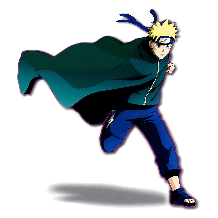 Naruto Running Silhouette PNG 06292024