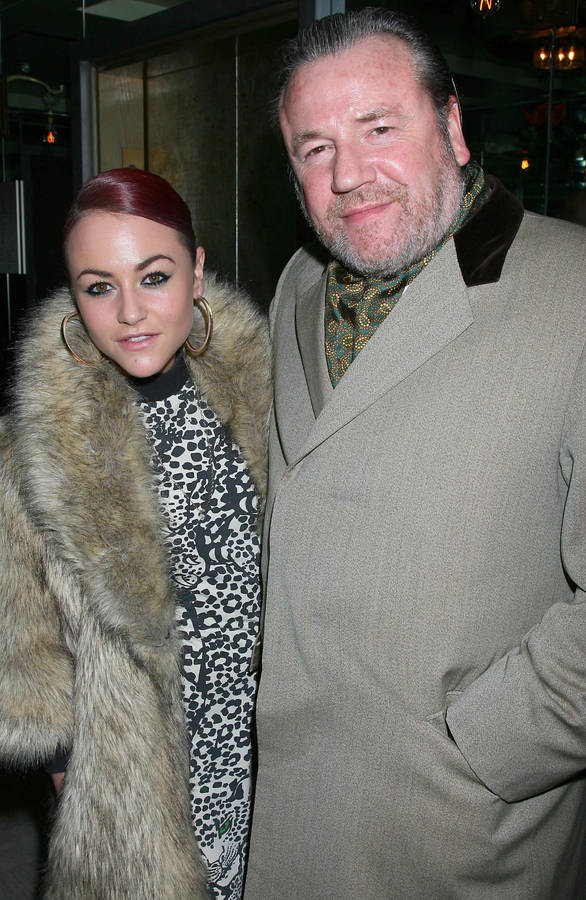 Jaime Winstone With Ray Winstone