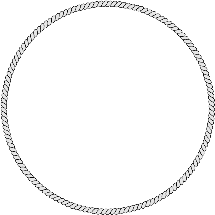 Circular Rope Border Graphic