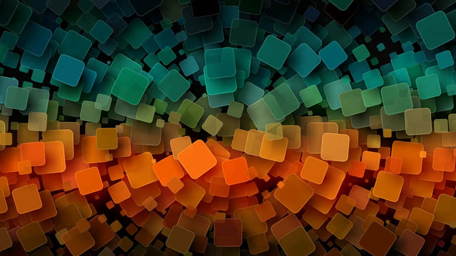 Einabstrakter blauer und orangefarbener Hintergrund.