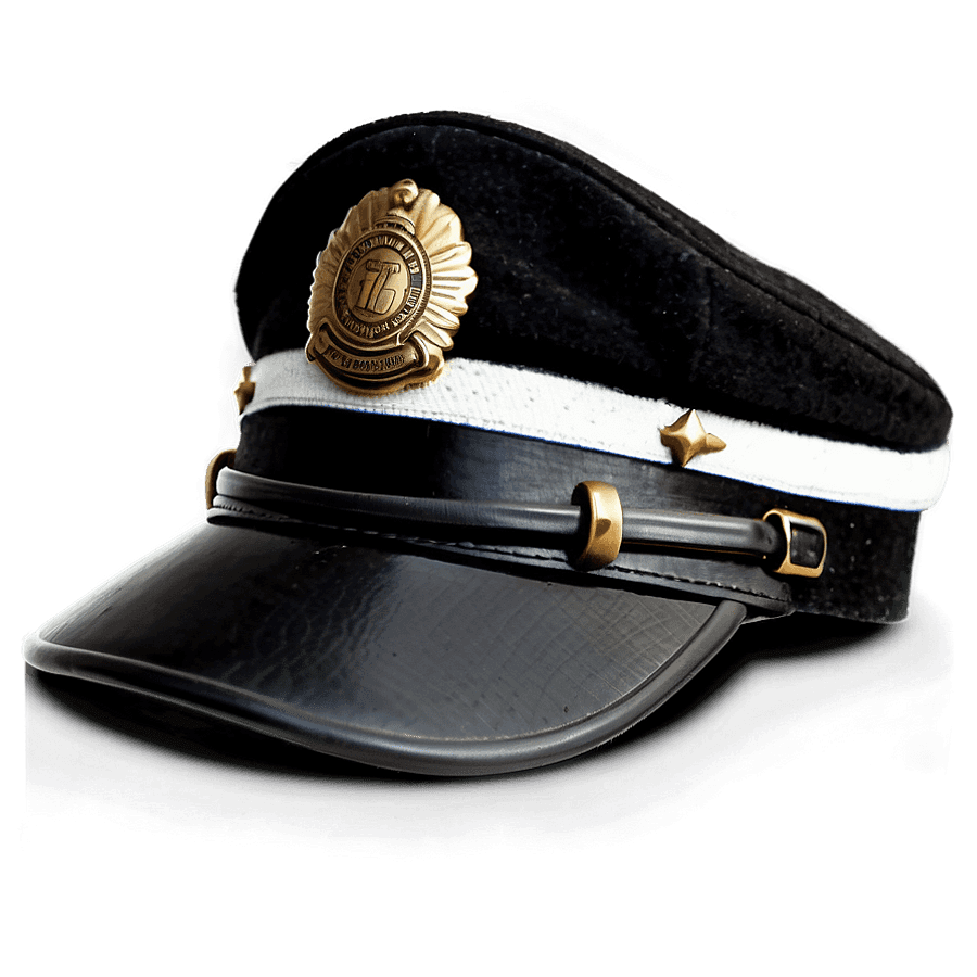 Vintage Police Hat PNG rsu92
