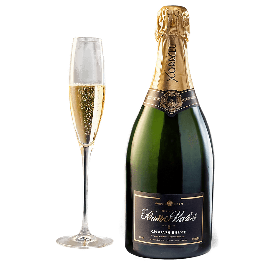 Gourmet Champagne Bottle PNG 63