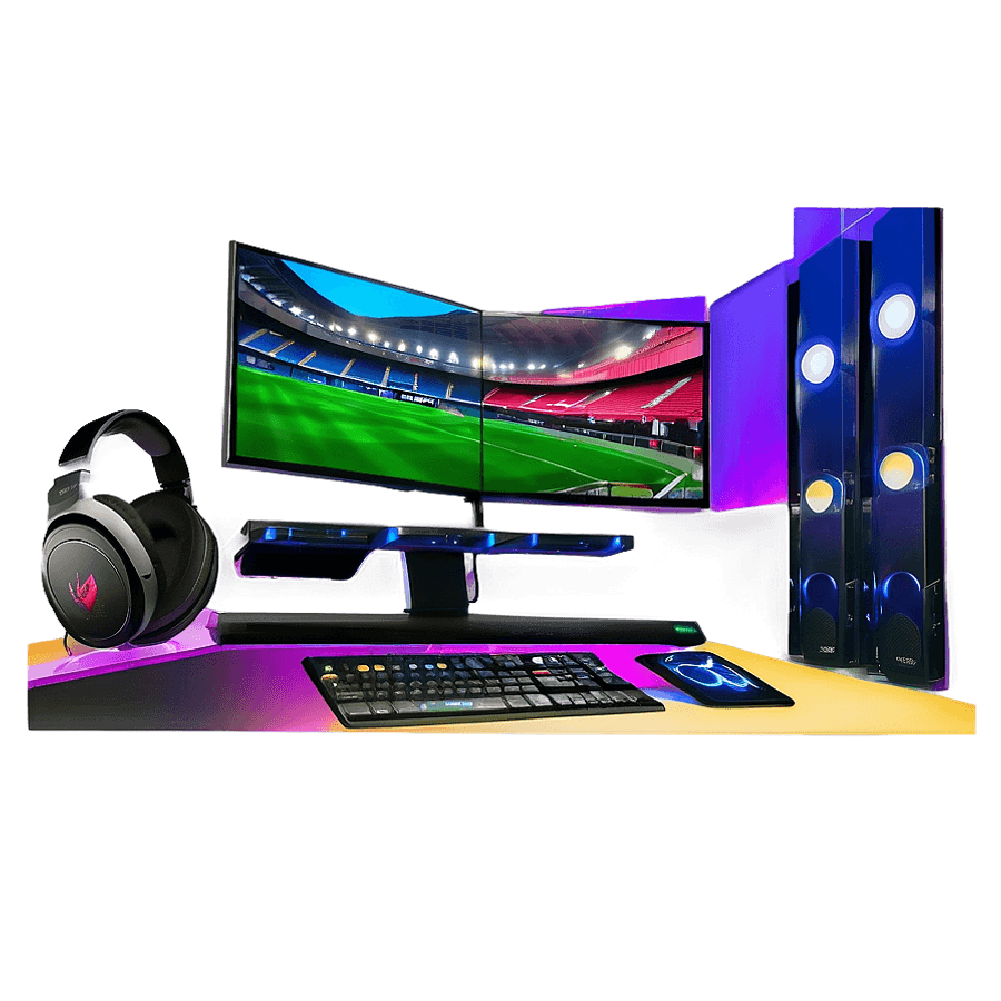 Esports Live Streaming Setup PNG 25