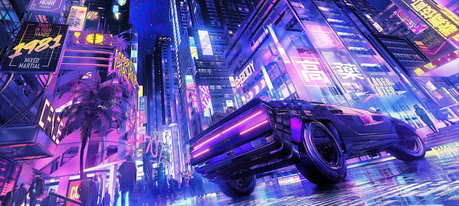 Buntesdigitales Hintergrundbild