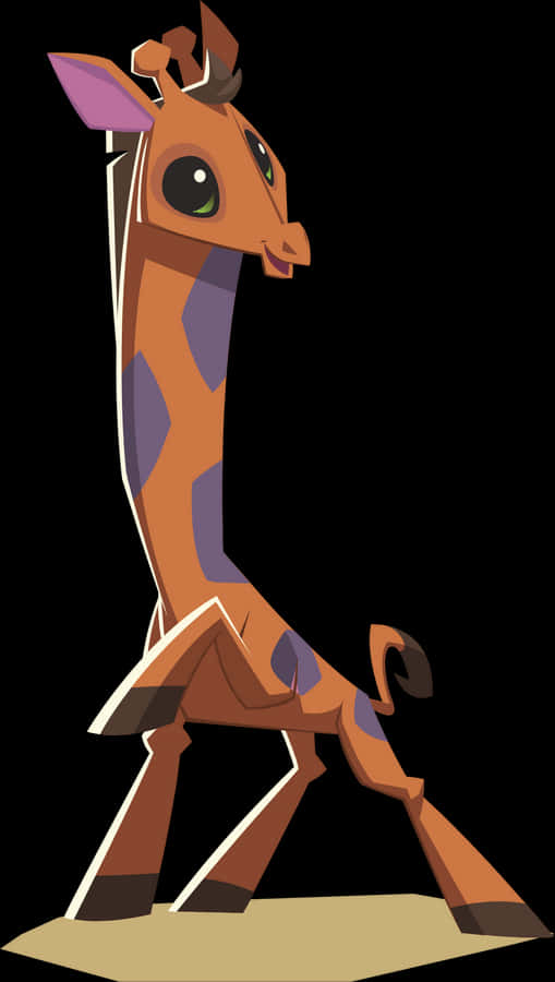 Renovated Art Giraffe - Giraffe Animal Jam Animals