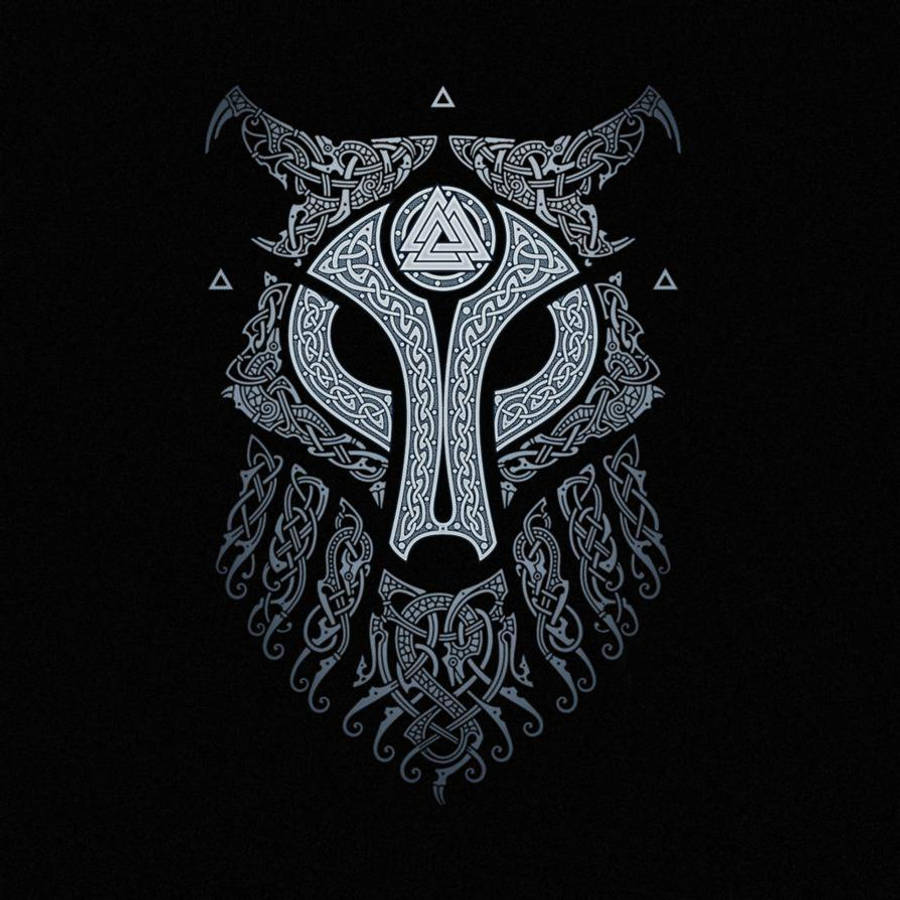 Download Norse Ulfhednar Wolf Emblem Wallpaper