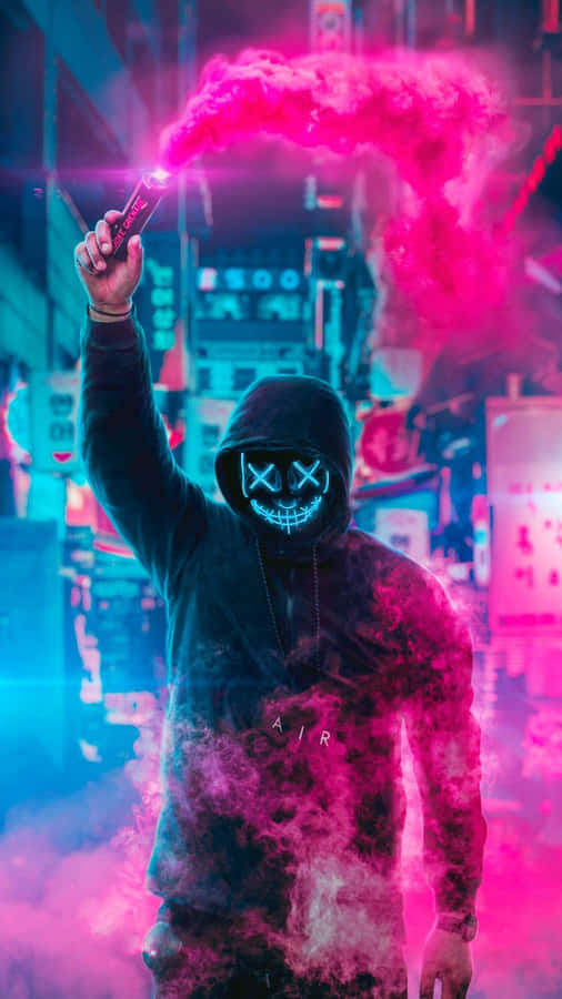 "Entfessledein kreatives Potenzial mit einer Neonmaske"