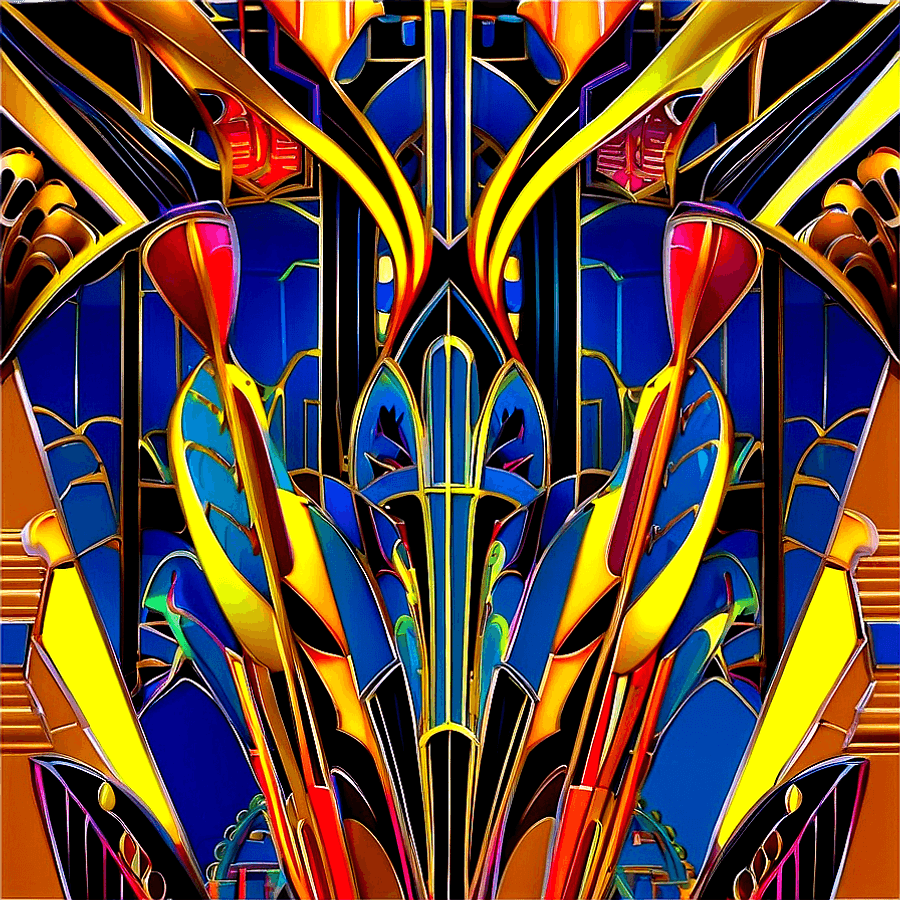 Art Deco Pattern Design PNG fbe