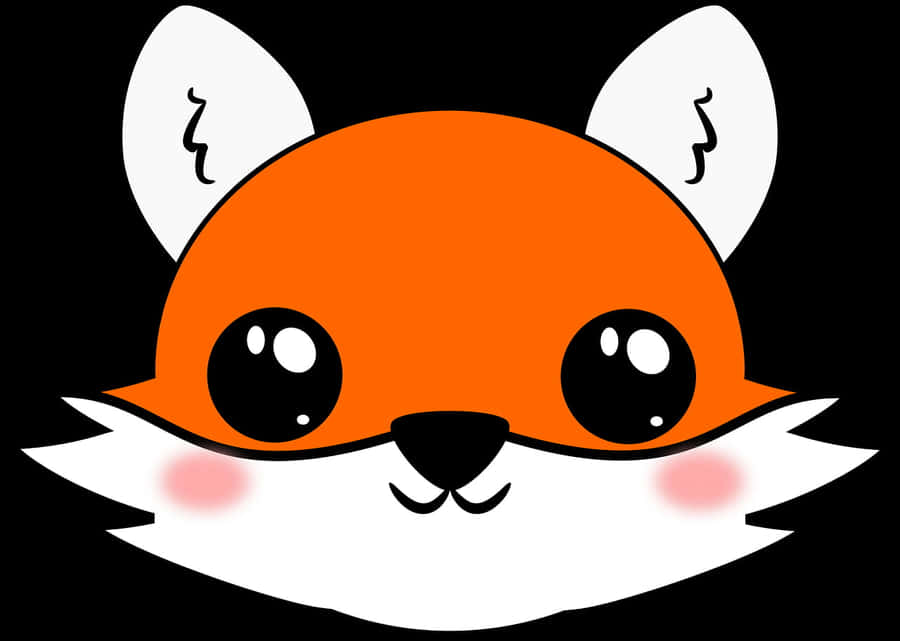 TitoloAdorabile illustrazione di una volpe Kawaii