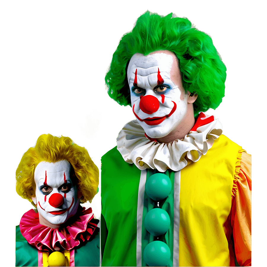 Green Clown Wig PNG 37