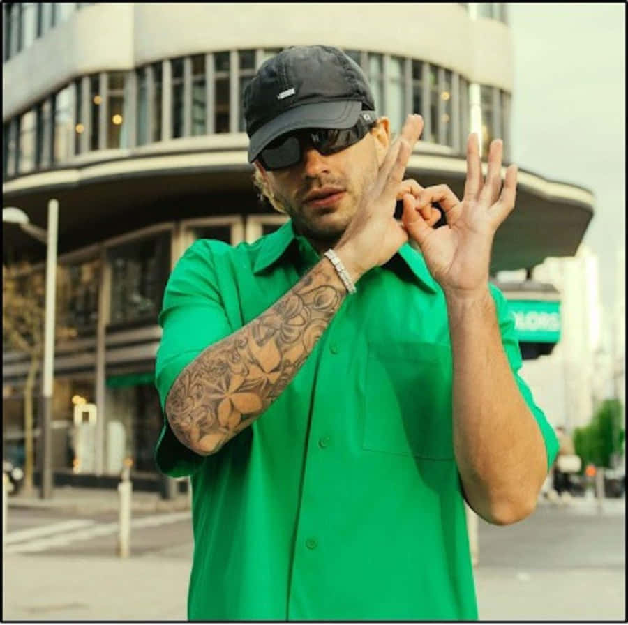 Urban Stil Gestus Mand