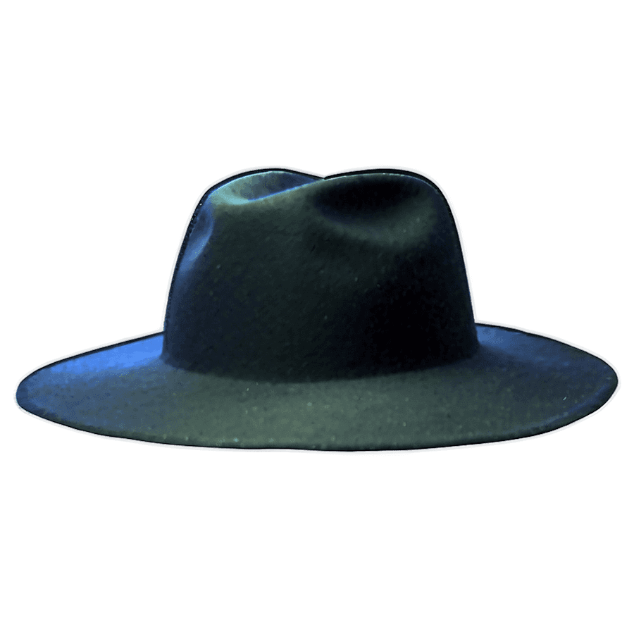 Subtle Black Hat PNG 67