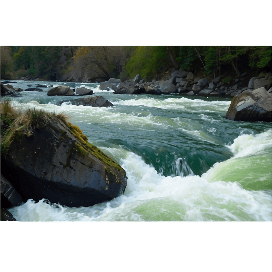 Wild Rogue River Rapids PNG 45