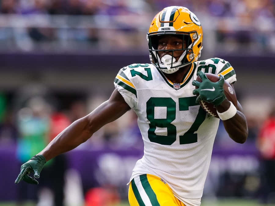 Green Bay Packers Spieler läuft 87