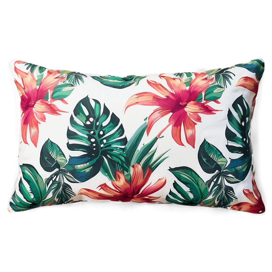 Tropical Throw Pillow PNG diq66